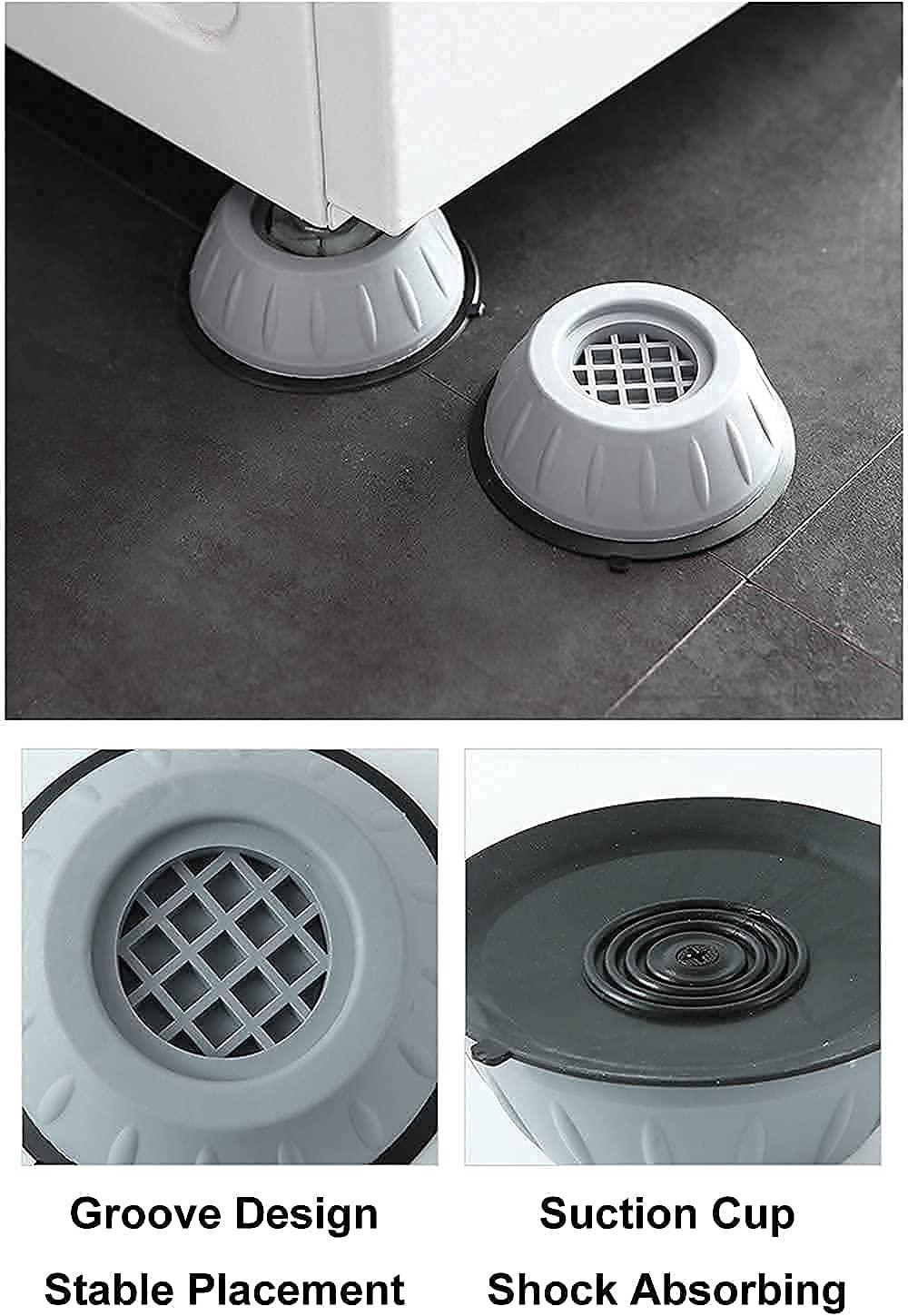 Anti Vibration Pad-Anti-vibration Pads For Washing Machine - 4 Pcs