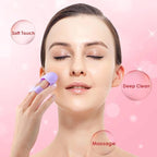Soft Silicone Facial Cleansing Brush (Pack of 2)