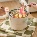 1.8 L Multifunctional Electric Non-Stick Pot With Transparent Lid